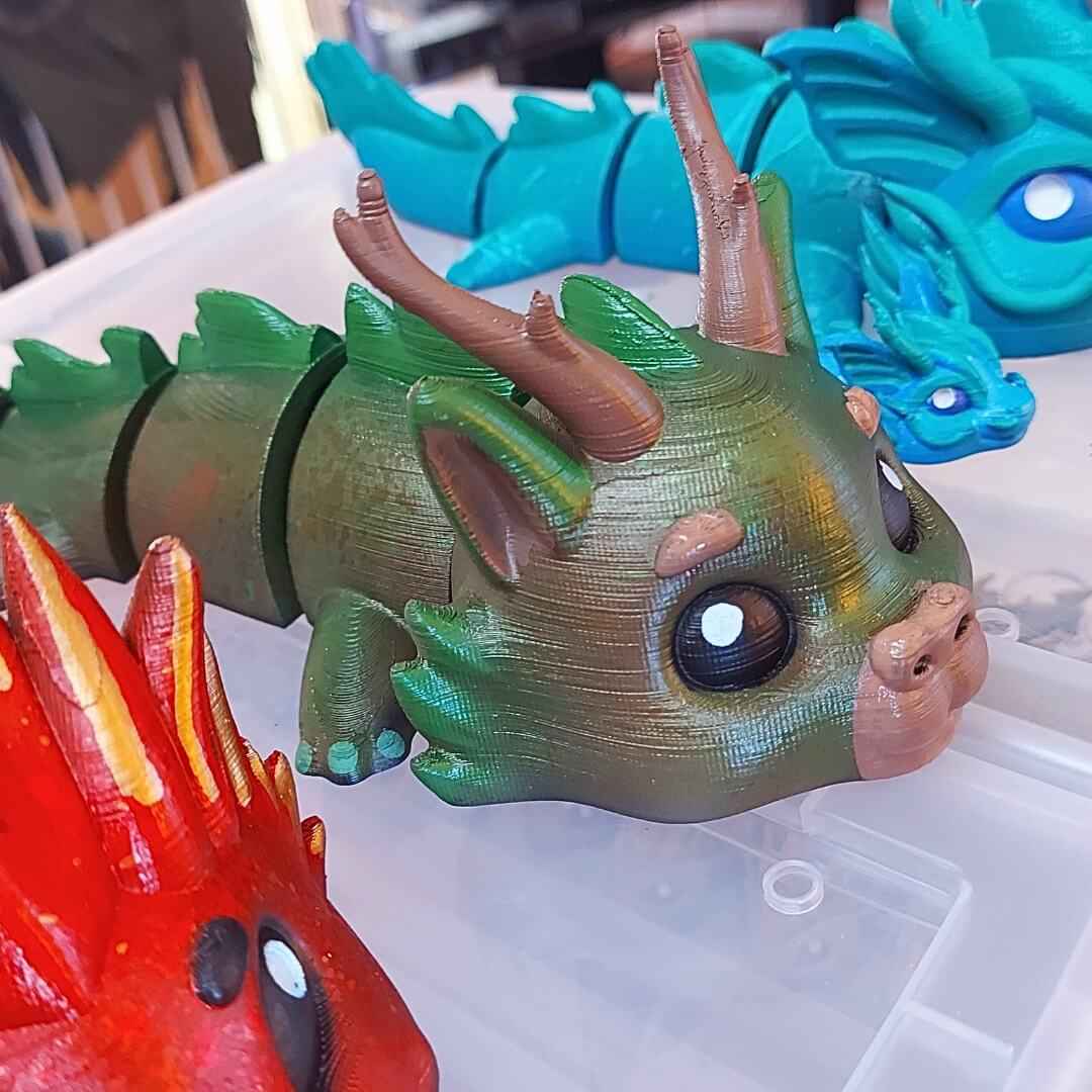 Large Elemental Dragon | Hand-Painted, Made to Order