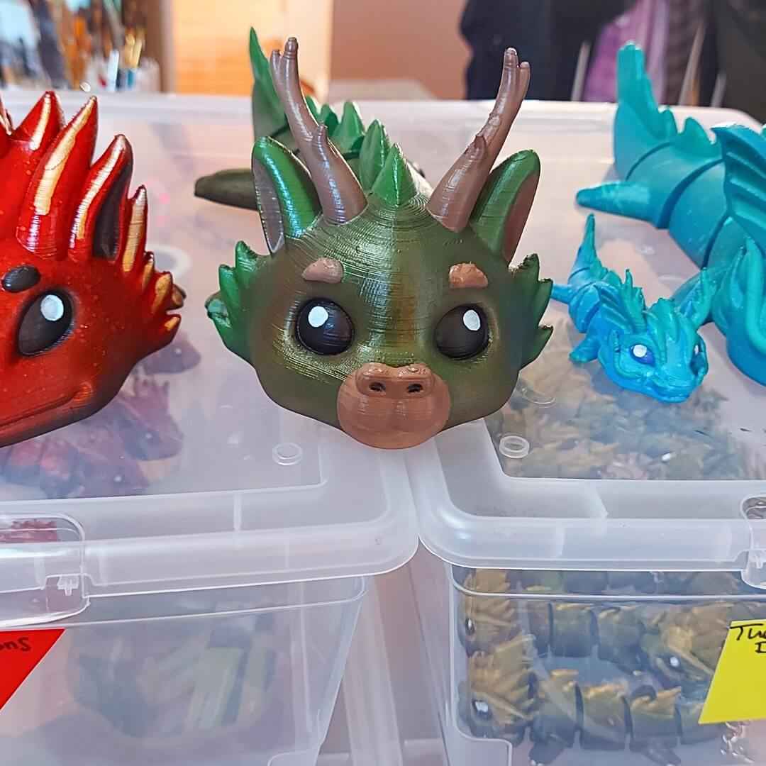 Large Elemental Dragon | Hand-Painted, Made to Order