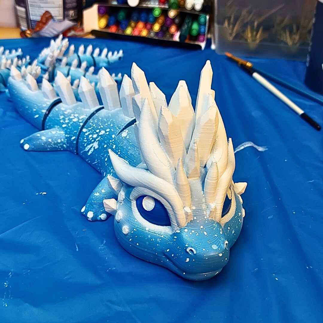 Large Elemental Dragon | Hand-Painted, Made to Order