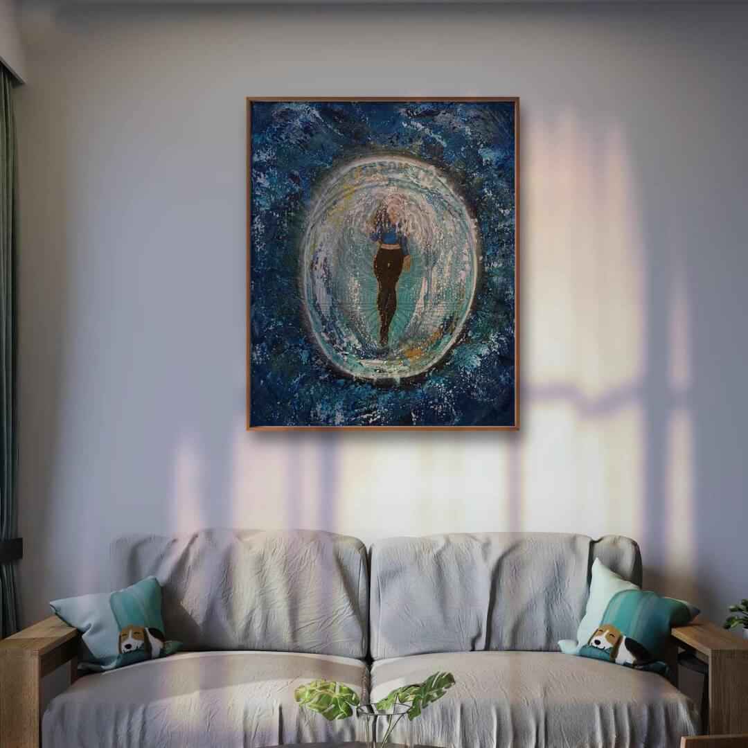 Inner Voice | Abstract Art | 16x20 Mixed Media Painting