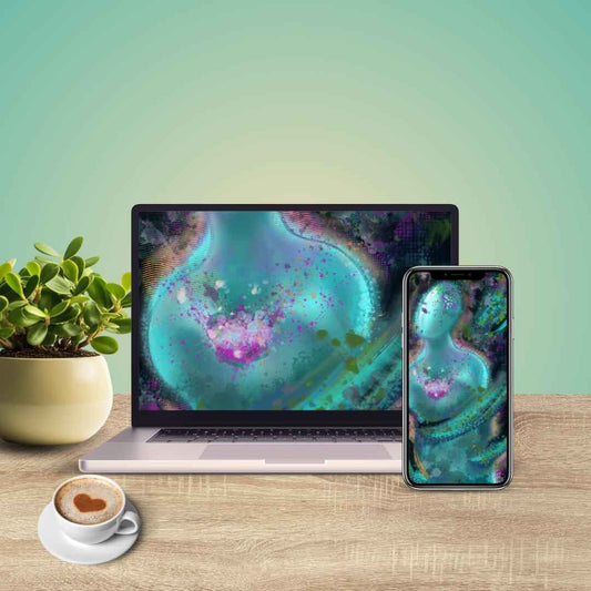 🧠 HYPERFOCUS | Deep Dive Digital Wallpaper | 4K Art