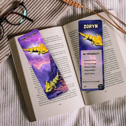 Dragon Bookmarks | Collectible Fantasy Set Bundle, 2x6” | Calgary Printed