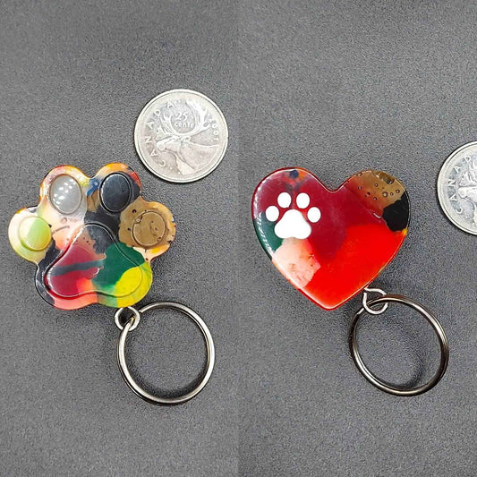 Dopamine Dangles | Hearts & Paws Keychains