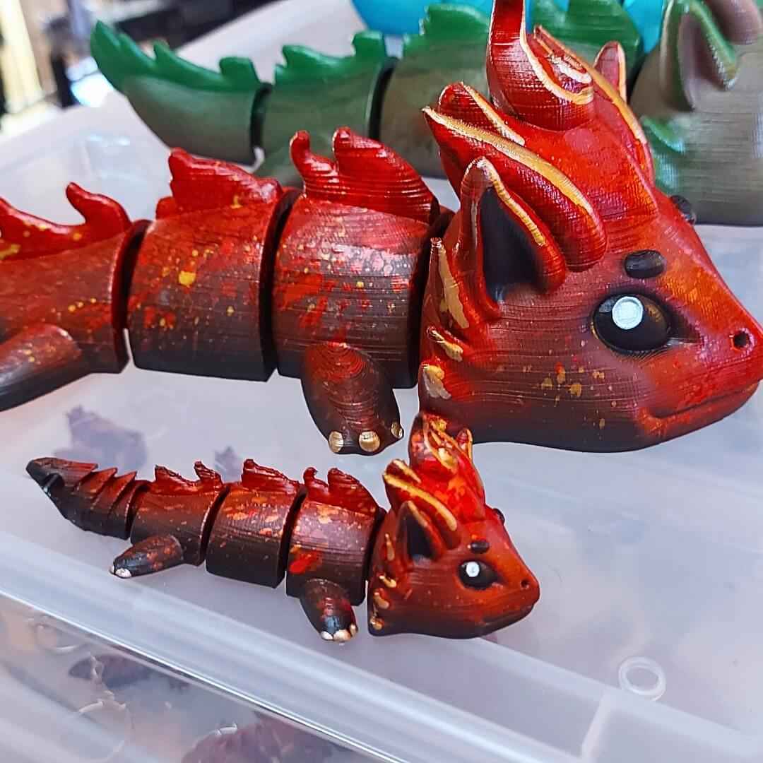 Large Elemental Dragon | Hand-Painted, Made to Order
