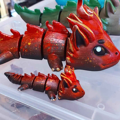 Large Elemental Dragon | Hand-Painted, Made to Order