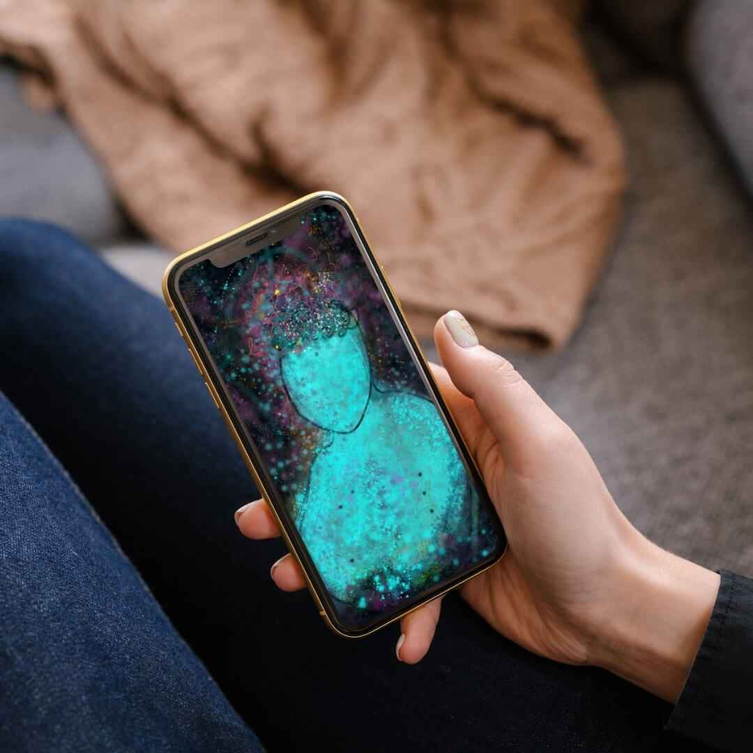 🧠 SENSORY OVERLOAD | Quiet Space Digital Wallpaper | 4K Art