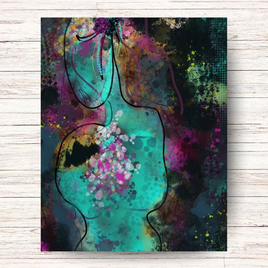 Neuro-Spicy Brain Art Print | Limited Edition (8x10, 22pt, 420gsm)