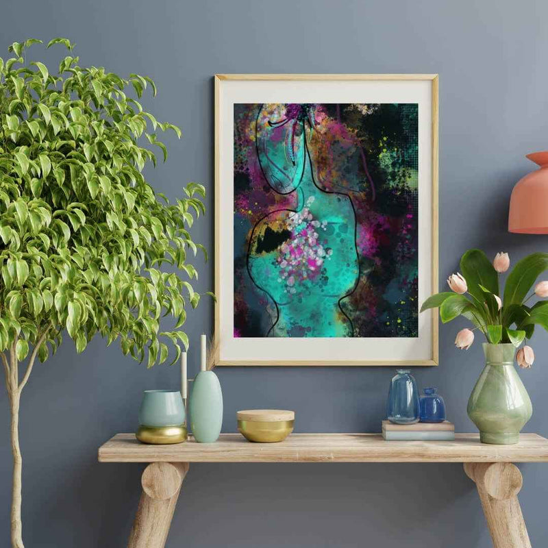 Neuro-Spicy Brain Art Print | Limited Edition (8x10, 22pt, 420gsm)